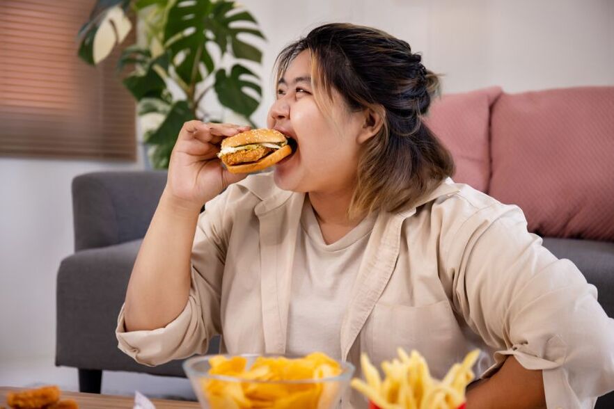 junkfood fører til overvægt